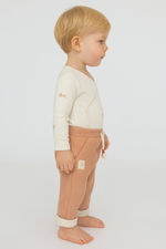 Unisex Waffle Kumaş Bel Kısmı Lastikli Bağcık Detaylı Uzun Paçalı Alt Pantolon