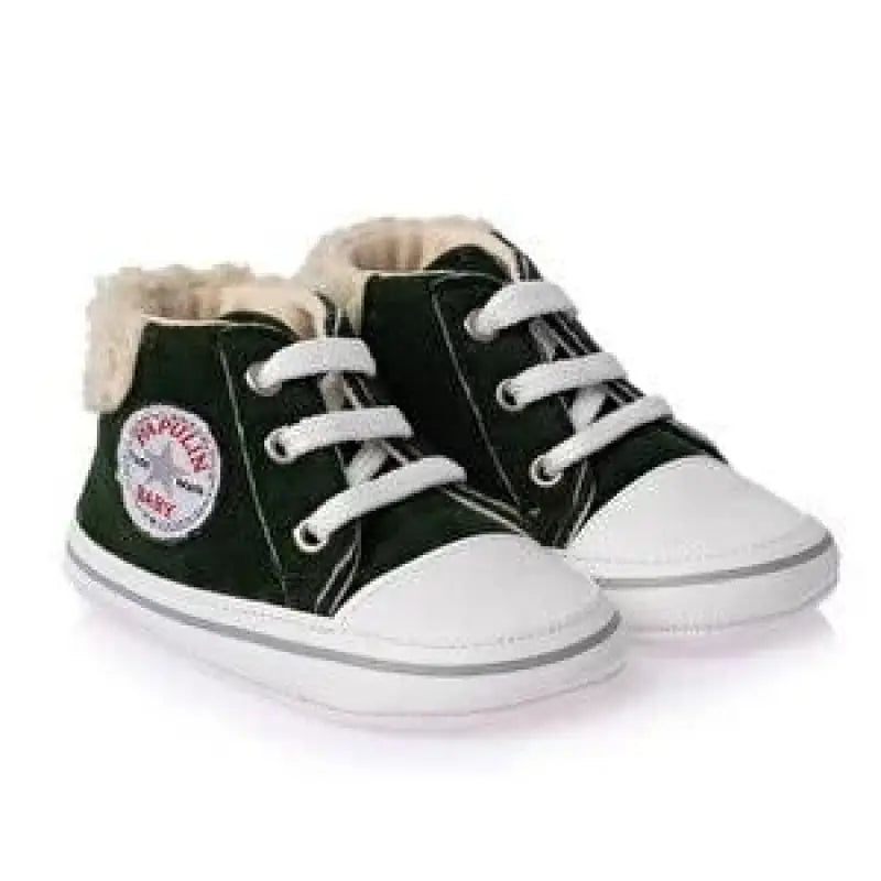 Bebek Ayakkabı | Bebek Spor Patik | Arkası Yünlü | Lacivert | 17 - 19 Numara - Çocuk Ayakkabıları/Bebek Ayakkabı