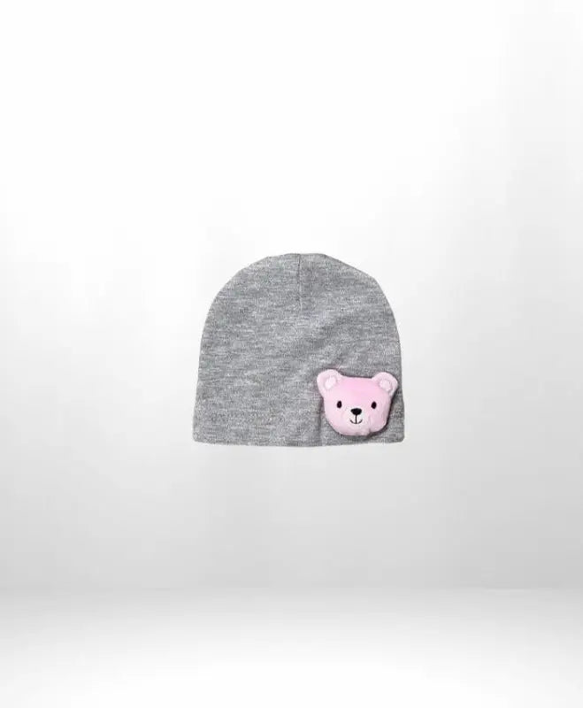 Bebek Şapkası - Organik - Hayvan Figürlü - Penye - 0- 3 Ay - Araç - Gereç/bebek araç gereçleri