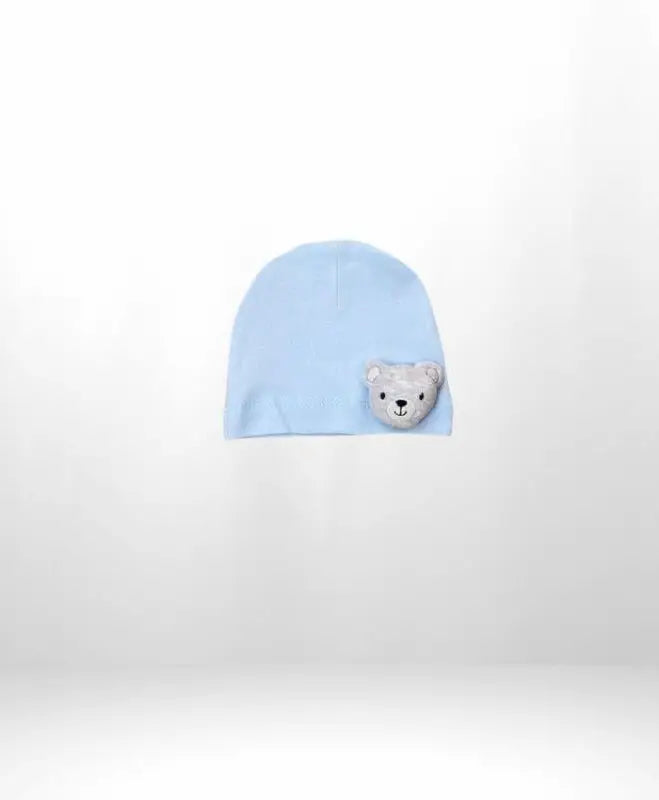 Bebek Şapkası - Organik - Hayvan Figürlü - Penye - 0- 3 Ay - Araç - Gereç/bebek araç gereçleri