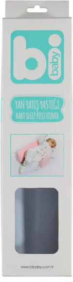 Bebek Yan Yatış Yastığı - Biorganik - Pembe - Ekru - Mavi Renk - Araç - Gereç/Yan Yatış Yastığı