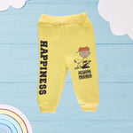 Erkek Bebek Kışlık Sarı Kumaş Alt Üst Takım - 9-12-18 Ay - Pamuklu İkili Takım - Bebek Giyim/Erkek Bebek Giyim/Erkek