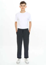 Erkek Çocuk Duble Paça Cep Kısmı Armalı Jogger Eşofman Altı - Erkek Çocuk Giyim/Erkek Çocuk Tek Alt