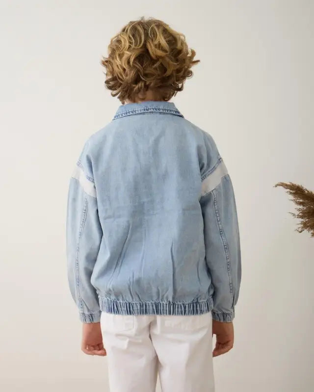 Erkek Çocuk Kot Ceket | Mavi | Baharlık | 8 - 12 Yaş - Erkek Çocuk Giyim/Erkek Çocuk Ceket