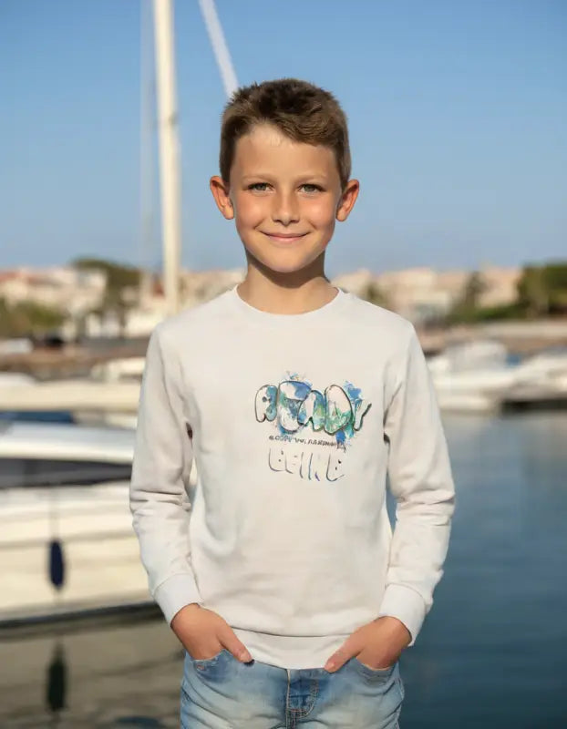 Erkek Çocuk Ready Beıng Yazılı Uzun Kollu 2 İplik Sweat - Erkek Çocuk Giyim/Erkek Çocuk Sweatshirt