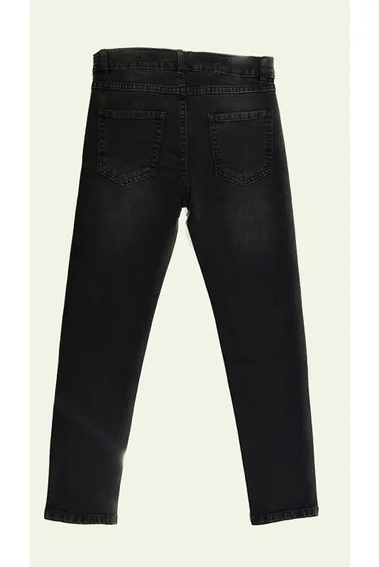 Erkek Çocuk Siyah Kot Pantolon | 8-12 Yaş | Slim Fit - Erkek Çocuk Giyim/Erkek Çocuk Pantolon