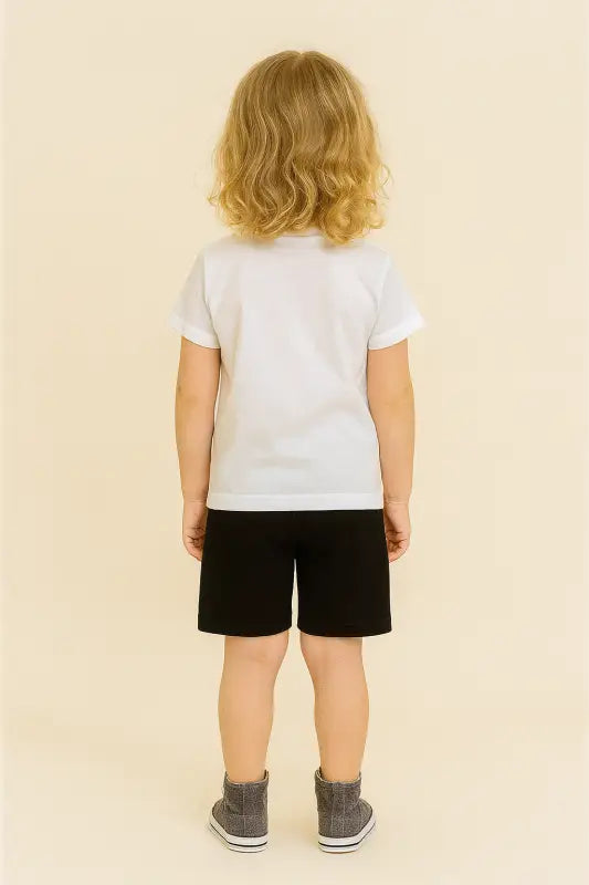 “Erkek Çocuk Spider-Man Baskılı T-Shirt & Şort Takımı – Lisanslı Marvel Yazlık Kombin | 4-6 Yaş” - Erkek Çocuk