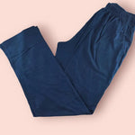 Erkek Düğmeli Pamuklu Uzun Kollu Pijama Takımı - Mavi 100% Pamuklu Uyku Seti - İç Giyim/Erkek İç Giyim/Erkek Pijama &