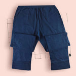 Erkek Düğmeli Pamuklu Uzun Kollu Pijama Takımı - Mavi 100% Pamuklu Uyku Seti - İç Giyim/Erkek İç Giyim/Erkek Pijama &