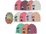 Kız Bebek Mickey Baskılı Penye Bere - 0-2 yaş - Araç - Gereç/bebek araç gereçleri
