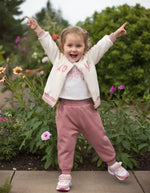 Kız Çocuk Love London Yazılıfermuarlı Ceket -Badi-Pantolon 3 Lü Takım - Kız Çocuk Giyim/Kız Çocuk Takım