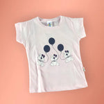 Kız Çocuk Yazlık Şortlu Takım | 2-6 | Ort & Tshirt | Pembe & Siyah - Kız Çocuk Giyim/Kız Çocuk Pijama Takımları