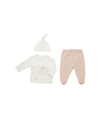 Koala Jungle Bebek Zıbın Takımı - 3’Lü Kız Bebek Seti - Bebek Giyim/Kız Bebek Giyim/Kız Bebek Takımları