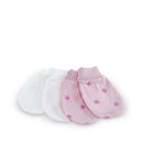 Organik 2’Li Kız Bebek Eldiveni - Araç - Gereç/bebek araç gereçleri