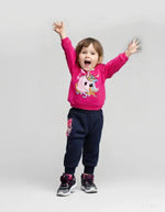 Unicorn Desenli Kız Çocuk 2’Li Takım | Pembe Ve Lacivert Renkli | 3 Yaş - Kız Çocuk Giyim/Kız Çocuk Takım