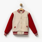 Unisex 3 İp Önden Çıtçıtlı Cepli Kolej Ceket - Kız Çocuk Giyim/Kız Çocuk Mont