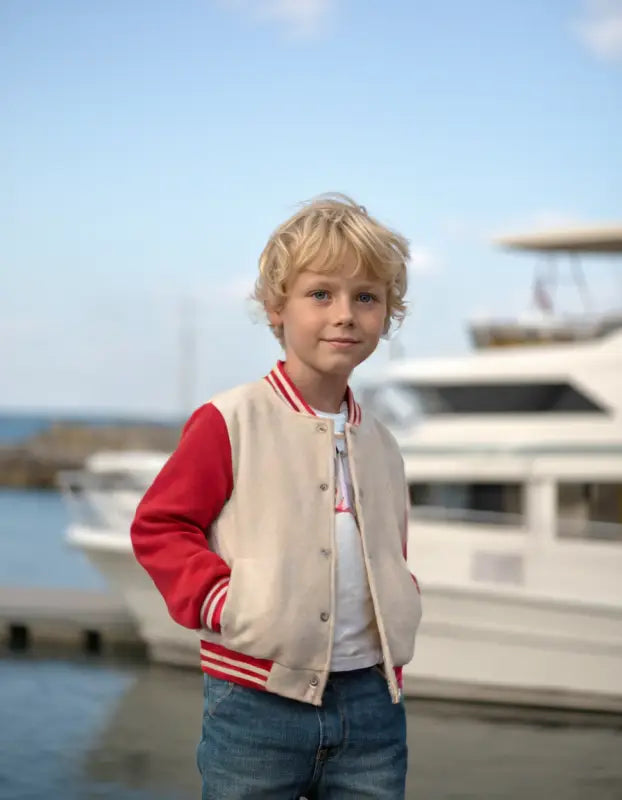 Unisex 3 İp Önden Çıtçıtlı Cepli Kolej Ceket - Kız Çocuk Giyim/Kız Çocuk Mont