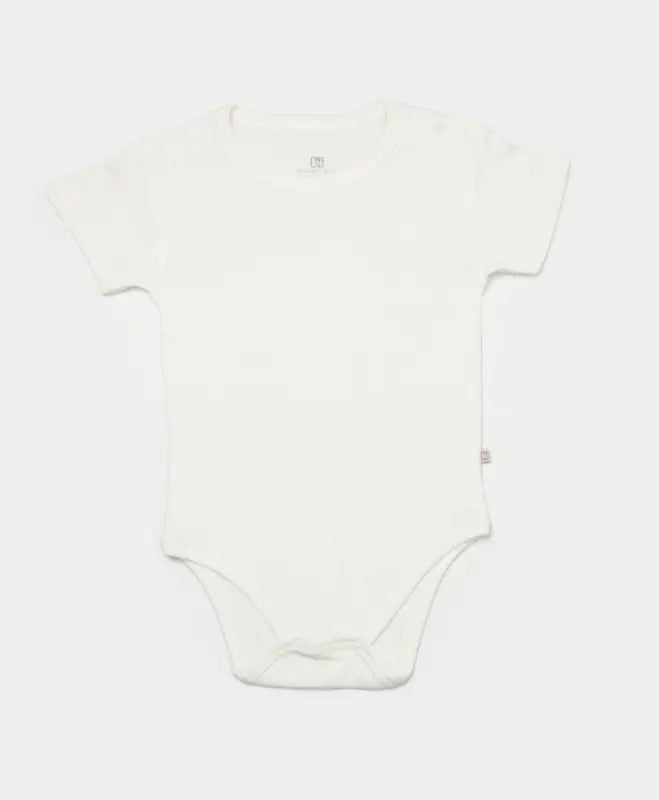 Unisex Jakar Desenli 2’Li Yarım Kol Organik Bebek Body - Beyaz/Ekru - 3 - 24 Ay - Bebek Giyim/Kız Bebek Giyim/Kız Bebek