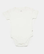 Unisex Jakar Desenli 2’Li Yarım Kol Organik Bebek Body - Beyaz/Ekru - 3 - 24 Ay - Bebek Giyim/Kız Bebek Giyim/Kız Bebek