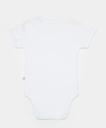 Unisex Jakar Desenli 2’Li Yarım Kol Organik Bebek Body - Beyaz/Ekru - 3 - 24 Ay - Bebek Giyim/Kız Bebek Giyim/Kız Bebek