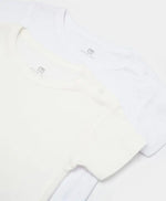 Unisex Jakar Desenli 2’Li Yarım Kol Organik Bebek Body - Beyaz/Ekru - 3 - 24 Ay - Bebek Giyim/Kız Bebek Giyim/Kız Bebek