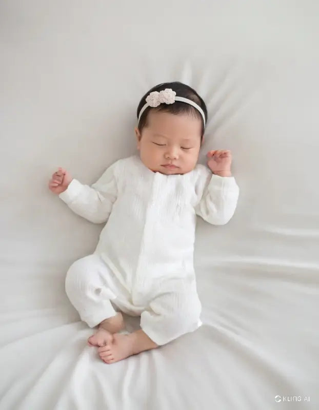 Unisex Waffle Kumaş Önden Çıtçıtlı Organik Patikli Tulum - Ekru Renk - 3 - 9 Ay -Pamuklu - Çıtçıtlı - Bebek Giyim/Kız