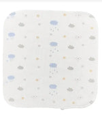 Yüzde Yüz Organik Pamuk İpliği 6’Lı Havlu Mendil - Mavi - mavi-sarı / STANDART - Araç - Gereç/bebek araç gereçleri