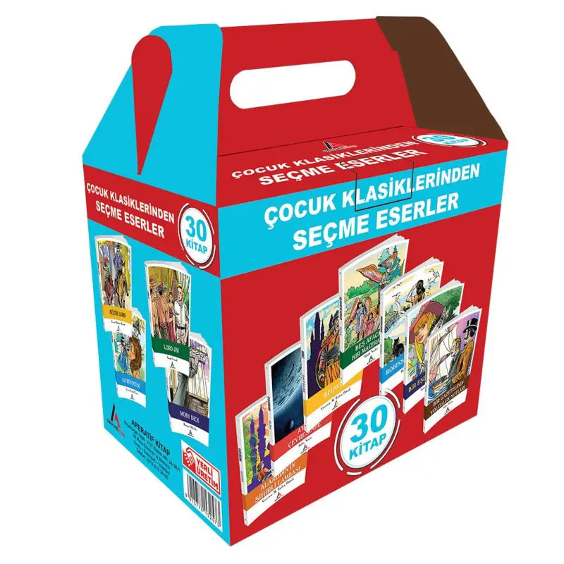 Çocuk Klasiklerinden Seçme Eserler Seti 30 Kitap - Araç - Gereç/Çocuk Kitabları