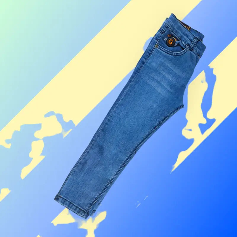 Dar Paça Erkek Çocuk Kot Pantolon | 10 - 11 Yaş | Mavi - Erkek Çocuk Giyim/Erkek Çocuk Pantolon