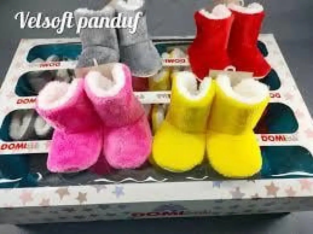 Domi Kids Bebek Panduf Sarı - sarı / 0-4 ay - Çocuk Ayakkabıları/Bebek Ayakkabı