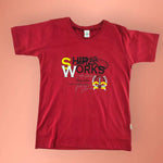 Erkek Çocuk Yazlık Pijama Takımı | Kırmızı Tshirt & Gri Kapri | 7 - 12 Yaş - Erkek Çocuk Giyim/Erkek Çocuk Pijama &