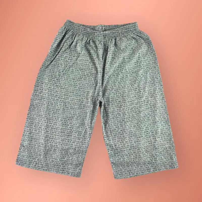 Erkek Çocuk Yazlık Pijama Takımı | Kırmızı Tshirt & Gri Kapri | 7 - 12 Yaş - Erkek Çocuk Giyim/Erkek Çocuk Pijama &