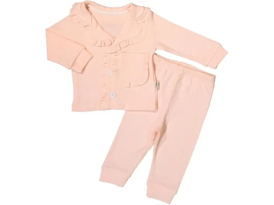 Kız Bebek Pijama Takımı | Punda | Düğmeli | Alt & Üst Pijama Takımı | 6 - 18 Ay - Kategorisiz
