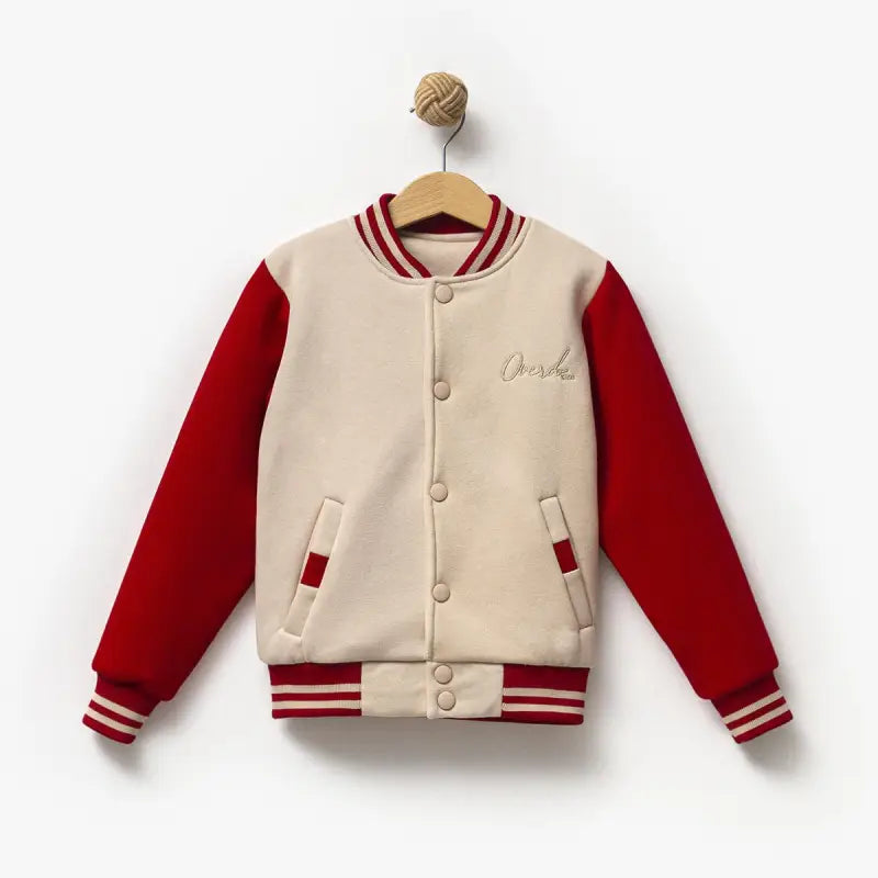 Unisex 3 İp Önden Çıtçıtlı Cepli Kolej Ceket - Kız Çocuk Giyim/Kız Çocuk Mont