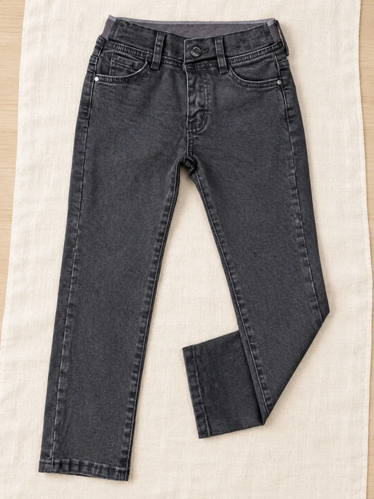 Erkek Çocuk Klasik Kot Pantolon - Şık Ve Rahat Çocuk Kotu - Robin Life - Alternatif ürün görünümü - Almira Bebek
