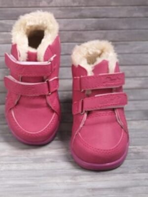 Kız Çocuk Botu Kışlık Sıcak Tutan Rahat Ayakkabı Pembe Renkli Çocuk Ayakkabısı