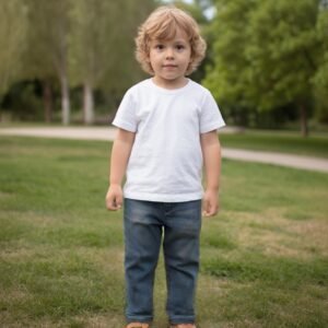 Erkek Çocuk Dar Kesim Kot Pantolon - Slim Fit Denim kot renkli ve rahat kesim