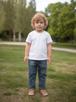 Erkek Çocuk Dar Kesim Kot Pantolon - Slim Fit Denim kot renkli ve rahat kesim