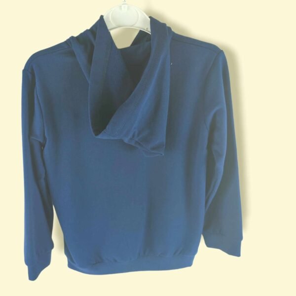 Kapüşonlu Uzun Kollu Lacivert Erkek Çocuk Hırka, Erkek Çocuk Giyim, Rahat ve Dayanıklı - Gorsel 3