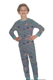 Erkek Çocuk Dino Baskılı Pamuk Pijama Takımı rahat konforlu çocuk giyim