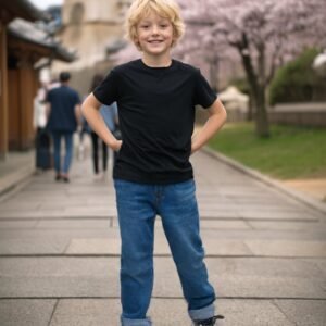 Erkek Çocuk Kot Pantolon 11 Yaş - Slim Fit Denim, Erkek çocuk giyim, rahat ve dayanıklı kot pantolon