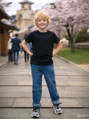 Erkek Çocuk Kot Pantolon 11 Yaş - Slim Fit Denim, Erkek çocuk giyim, rahat ve dayanıklı kot pantolon