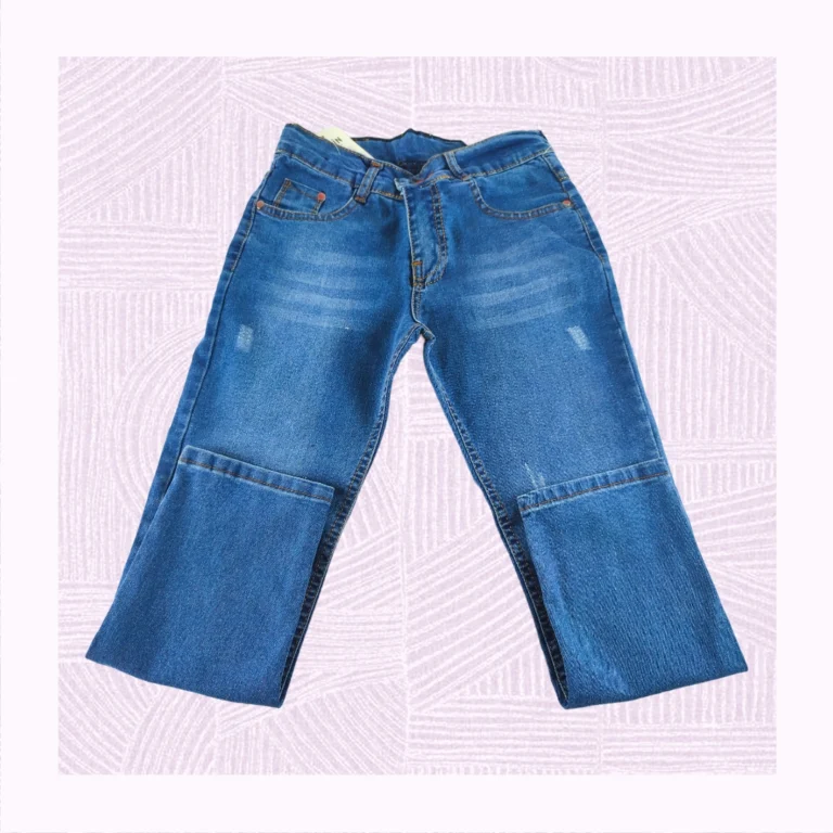 Erkek Çocuk Kot Pantolon 11 Yaş - Slim Fit Denim, Erkek çocuk giyim, rahat ve dayanıklı kot pantolon - Gorsel 2