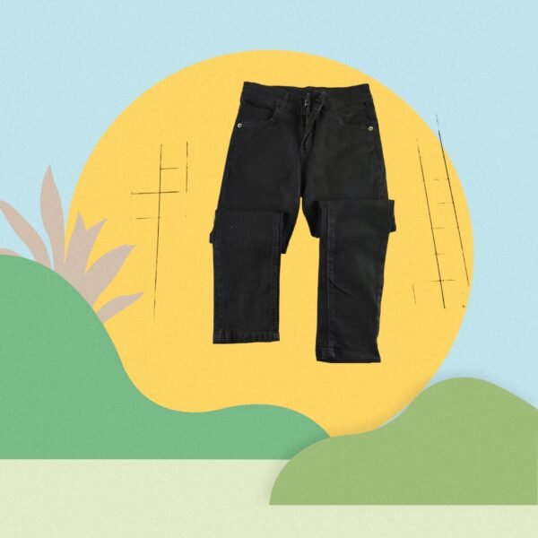 Kız Çocuk Siyah Kot Pantolon | 11 Yaş - 3. görsel