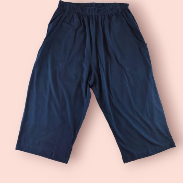 Erkek Yeşil Pamuk Kapri Pijama Takımı - Dört Mevsim Kullanıma Uygun - 3. görsel