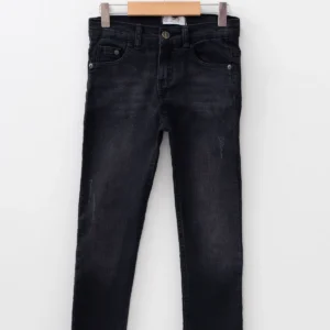 Siyah Erkek Çocuk Kot Pantolon | 8 - 12 Yaş