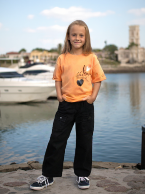 Kız Çocuk Siyah Kot Pantolon - Konforlu Pamuklu Kumaş - Şık Ve Dayanıklı - Kolay Temizlenebilir - Almira Bebek