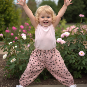 Kız Bebek Altı | Patikli | Pudra | 0 - 9 Ay - Almira Bebek