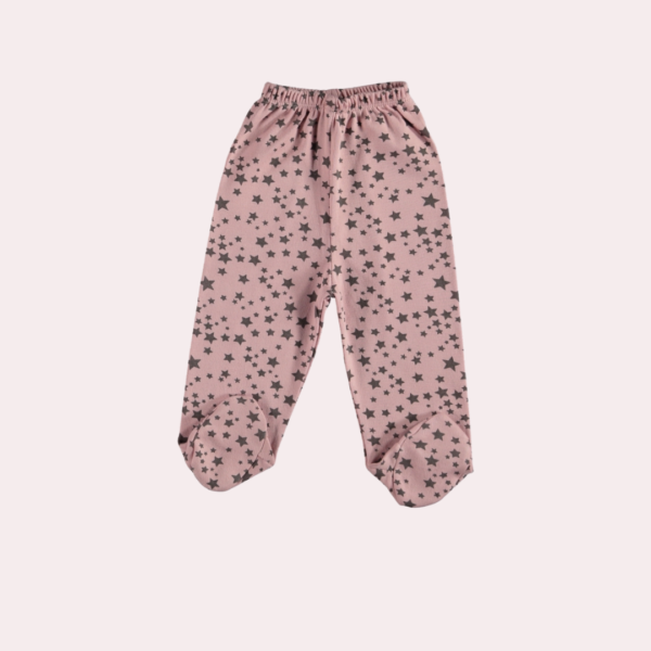 Kız Bebek Altı | Patikli | Pudra | 0 - 9 Ay - 2. görsel