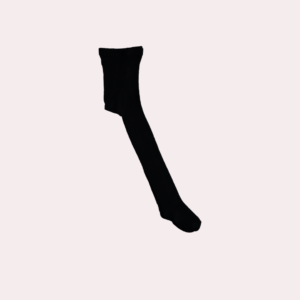 Termal Siyah Kız Çocuk Külotlu Çorap - Almira Bebek